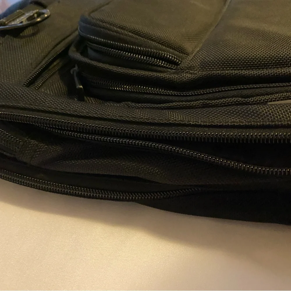 Men’s Black TravelPro Multifunctional Canvas Briefcase